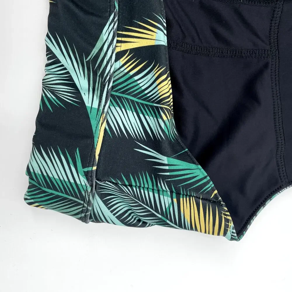 Alchemy | Tropical Leaf Print Sports Bra // S - Picture 7 of 7